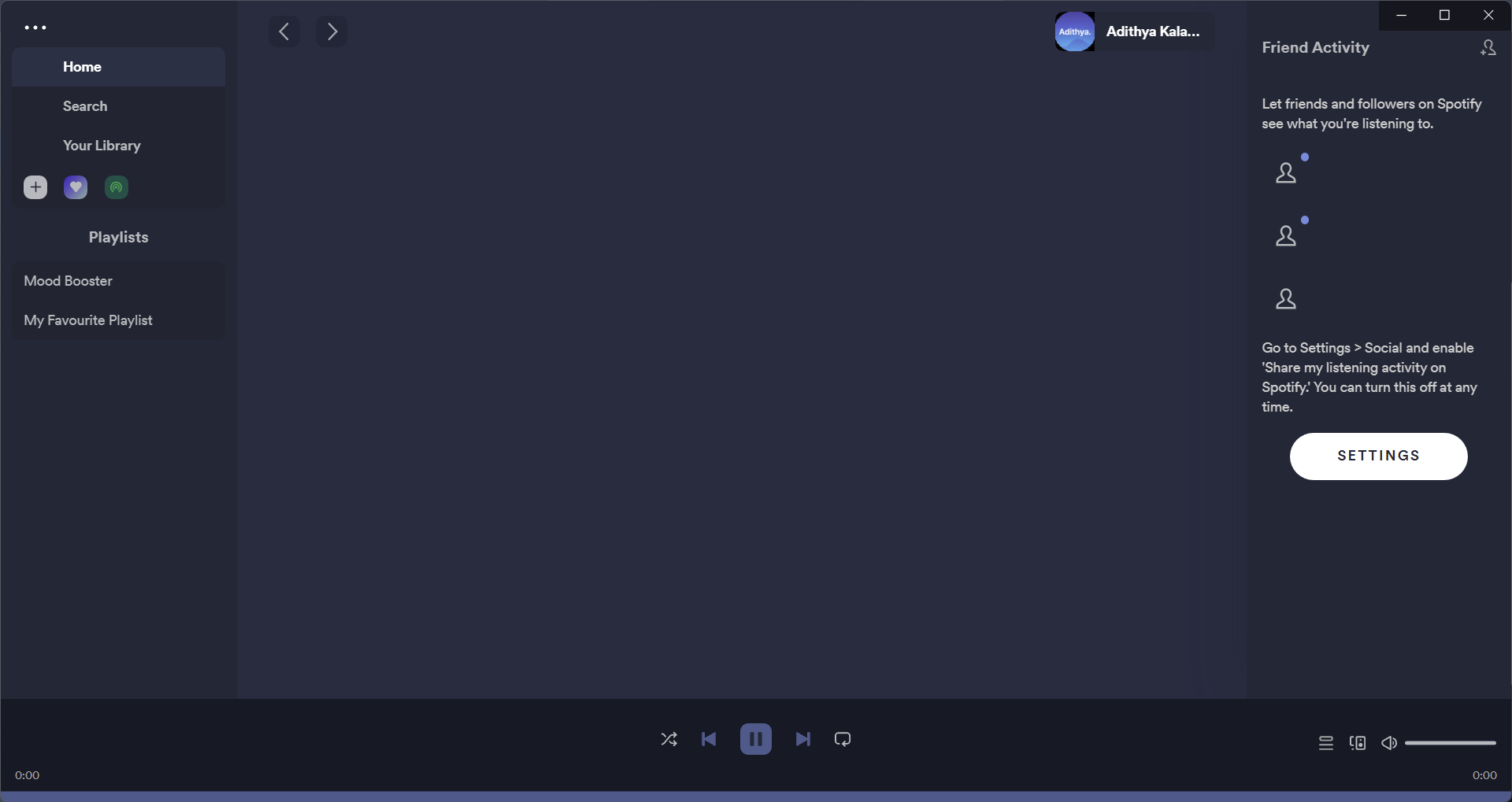 Home screen appears blank. · Issue #1482 · spicetify/cli · GitHub