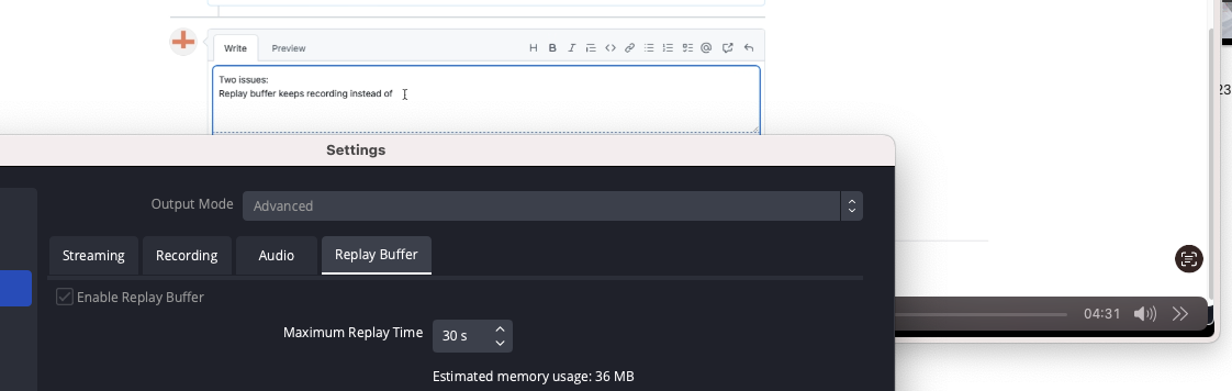 Replay Buffer "Save Replay" shortcut stops working after ~30 minutes ...
