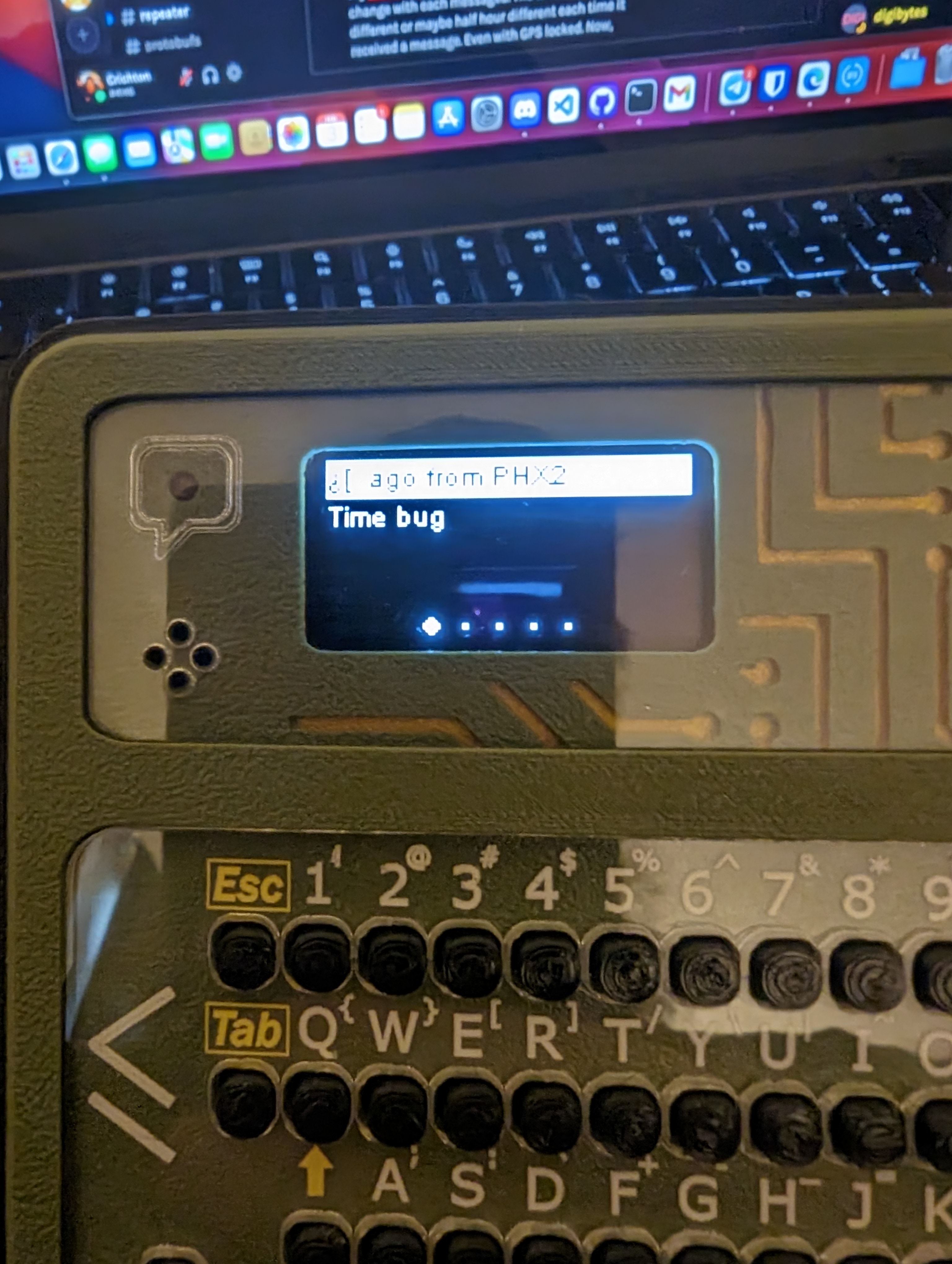 [Bug]: Device message timestamp changed to random characters in 18 ...