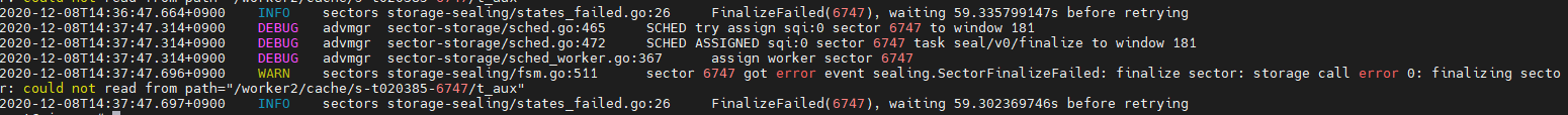 FinalizeFailed error · Issue #5144 · filecoin-project/lotus · GitHub
