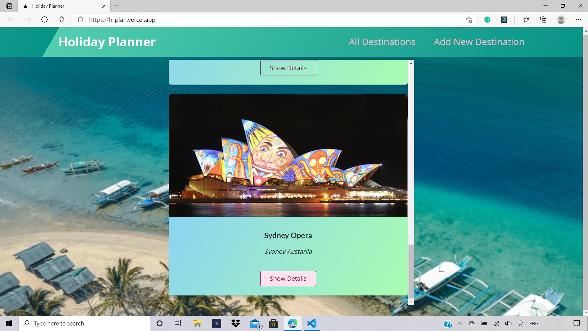 GitHub - RGeorge482/holidayPlanner