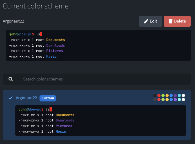 Edited themes don't work · Issue #6090 · Eugeny/tabby · GitHub
