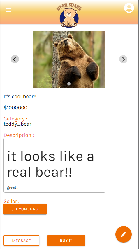GitHub - jre23/bear-share: Search, buy, and sell teddy bears! · GitHub