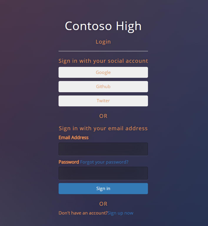 Azure B2C Customization Change Sign In With Your Social Account
