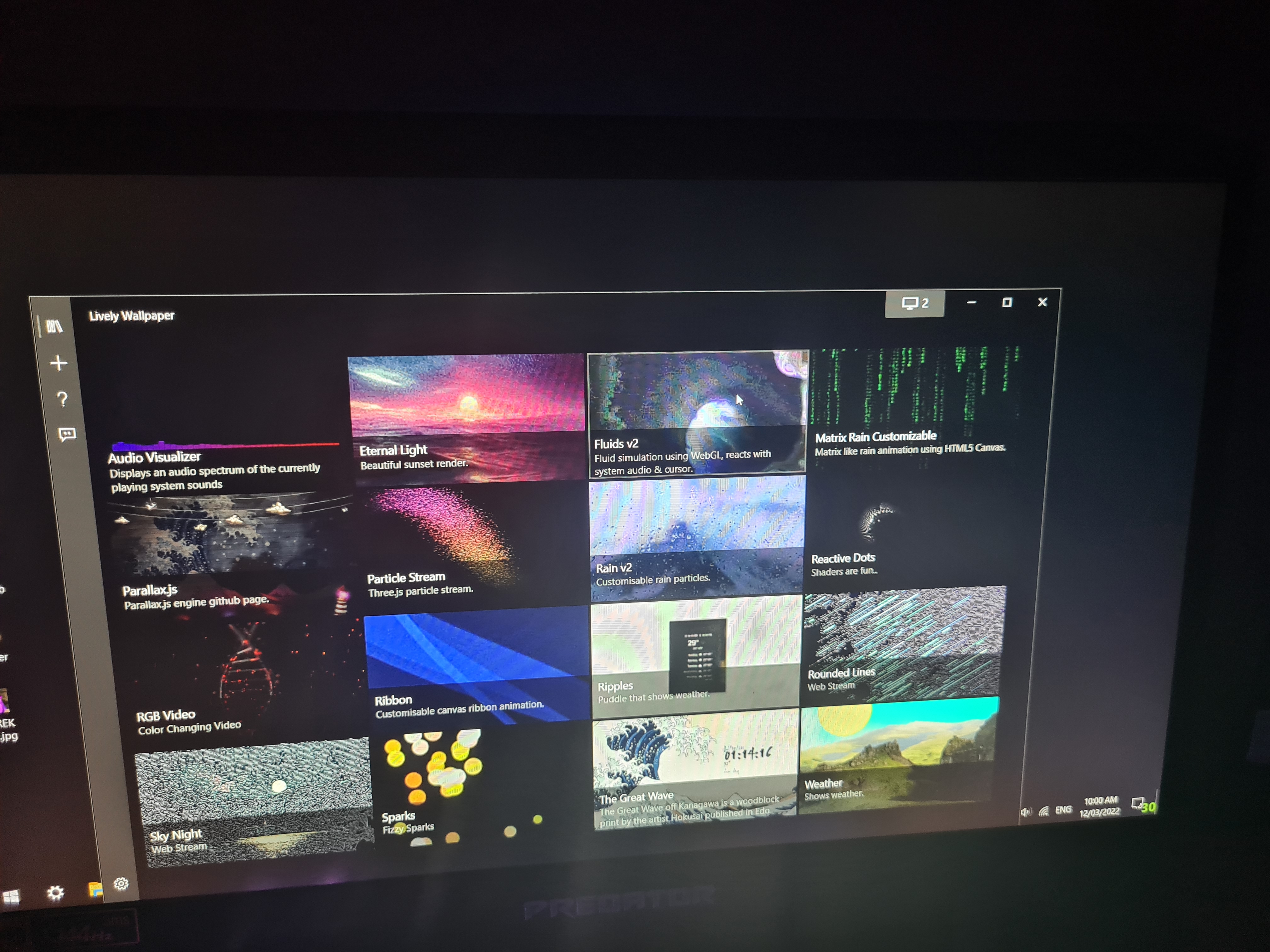 Switching wallpapers only shows black wallpaper · Issue #1118 ...
