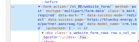 [14.0] Form builder submit error · Issue #74486 · odoo/odoo · GitHub