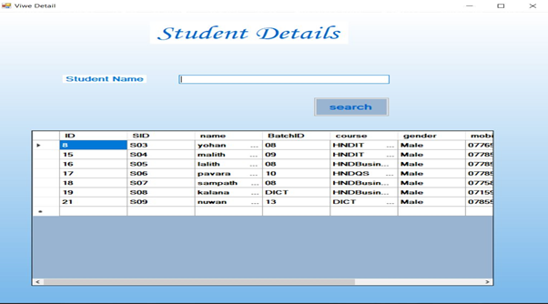 GitHub - Yohan1996/Student-Management-System