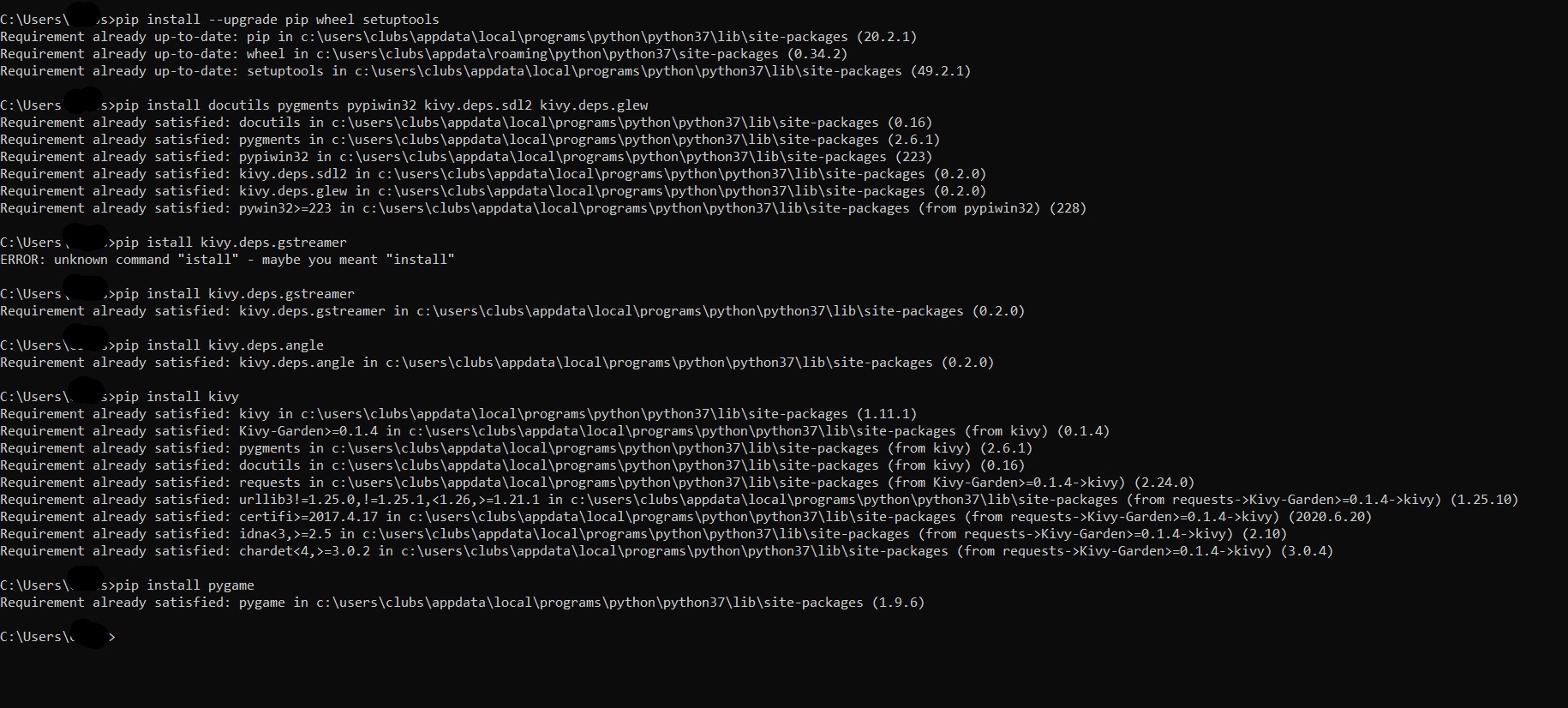 Pycharm not recognizing Kivy · Issue #7033 · kivy/kivy · GitHub