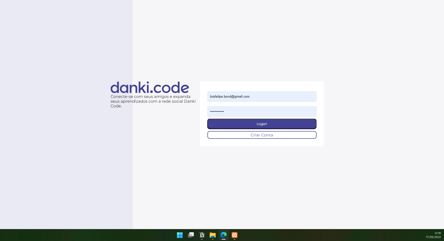 GitHub - lfbond/rede_social_dankicode: Projeto aprendido no curso de ...