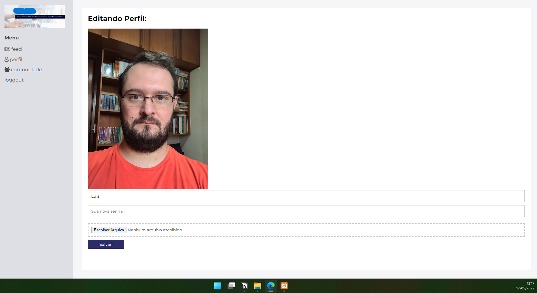 GitHub - lfbond/rede_social_dankicode: Projeto aprendido no curso de ...
