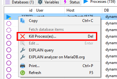 Option to send KILL QUERY from processlist · Issue #1567 · HeidiSQL ...