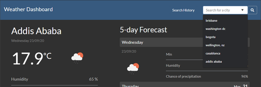 GitHub - amightyrose/TS-06-Weather-Dashboard: A simple web application ...
