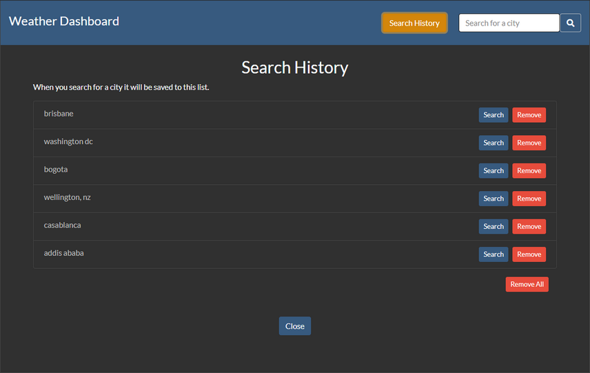 GitHub - amightyrose/TS-06-Weather-Dashboard: A simple web application ...