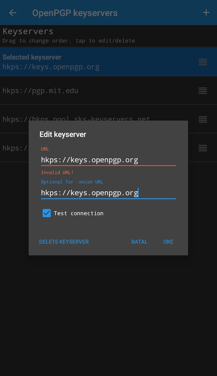 how do i add the correct keyserver? · Issue 2647 · openkeychain/open