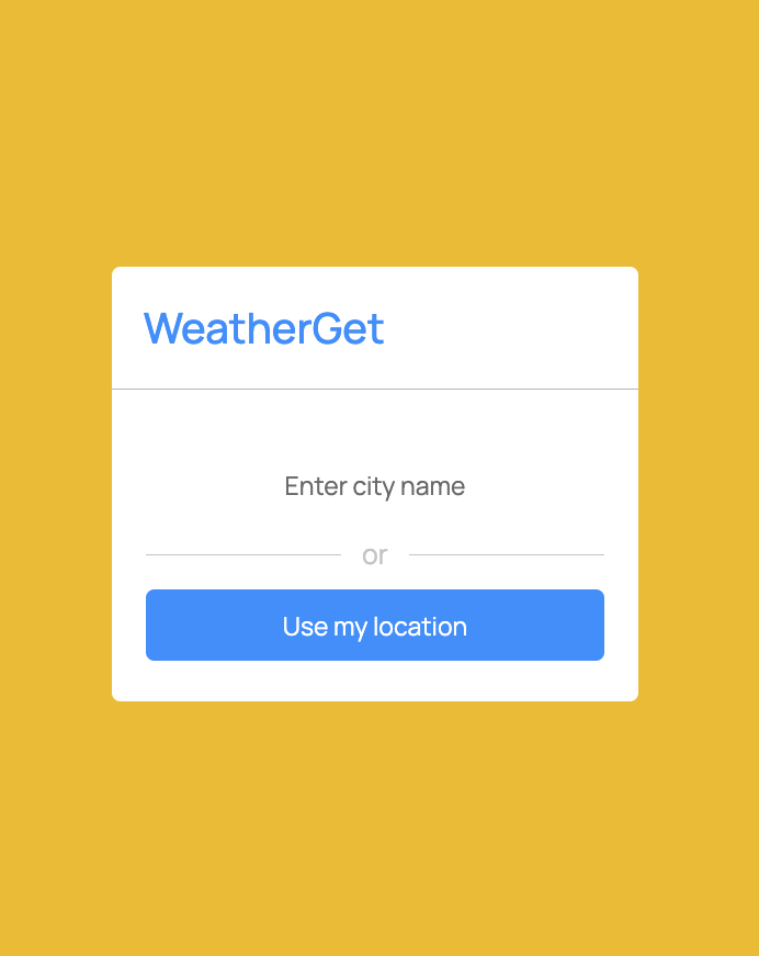 GitHub - solidwake/project-weather: weather app · GitHub