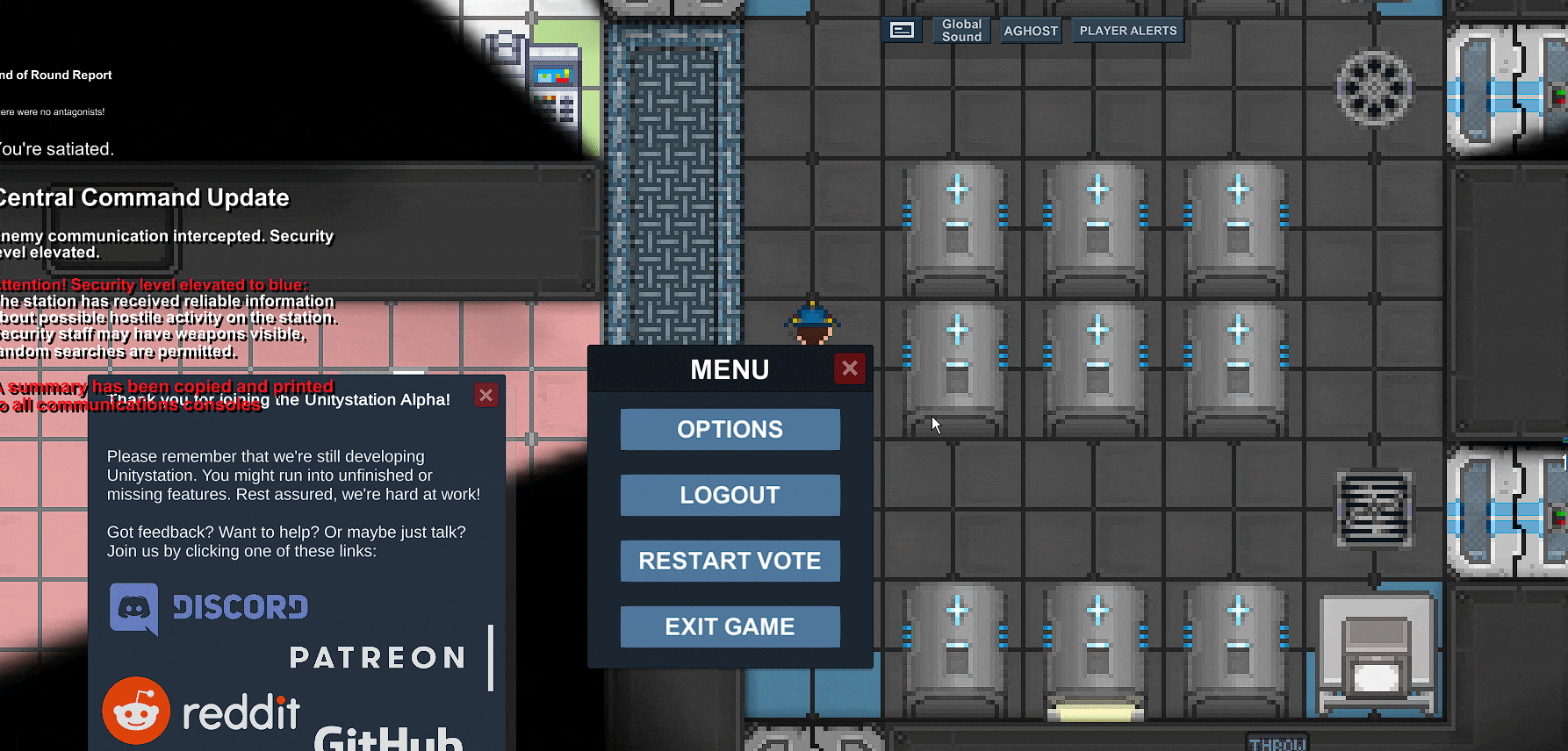 Options menu bug.
