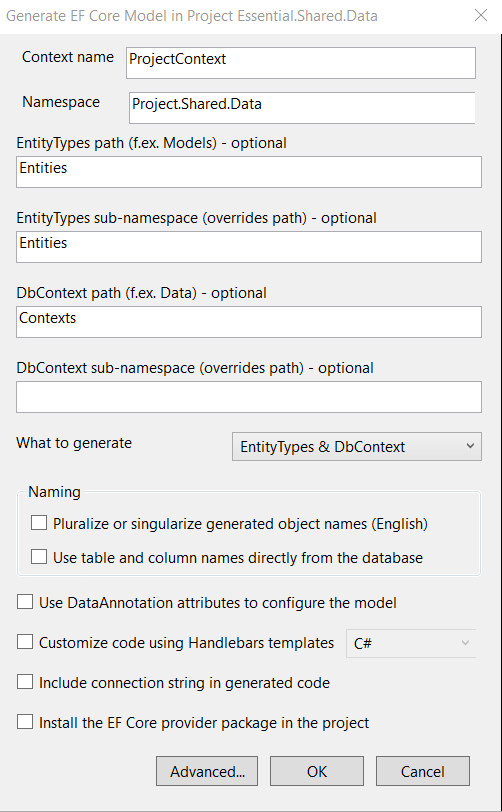 efpt.config.json not appearing to work · Issue 542 · ErikEJ