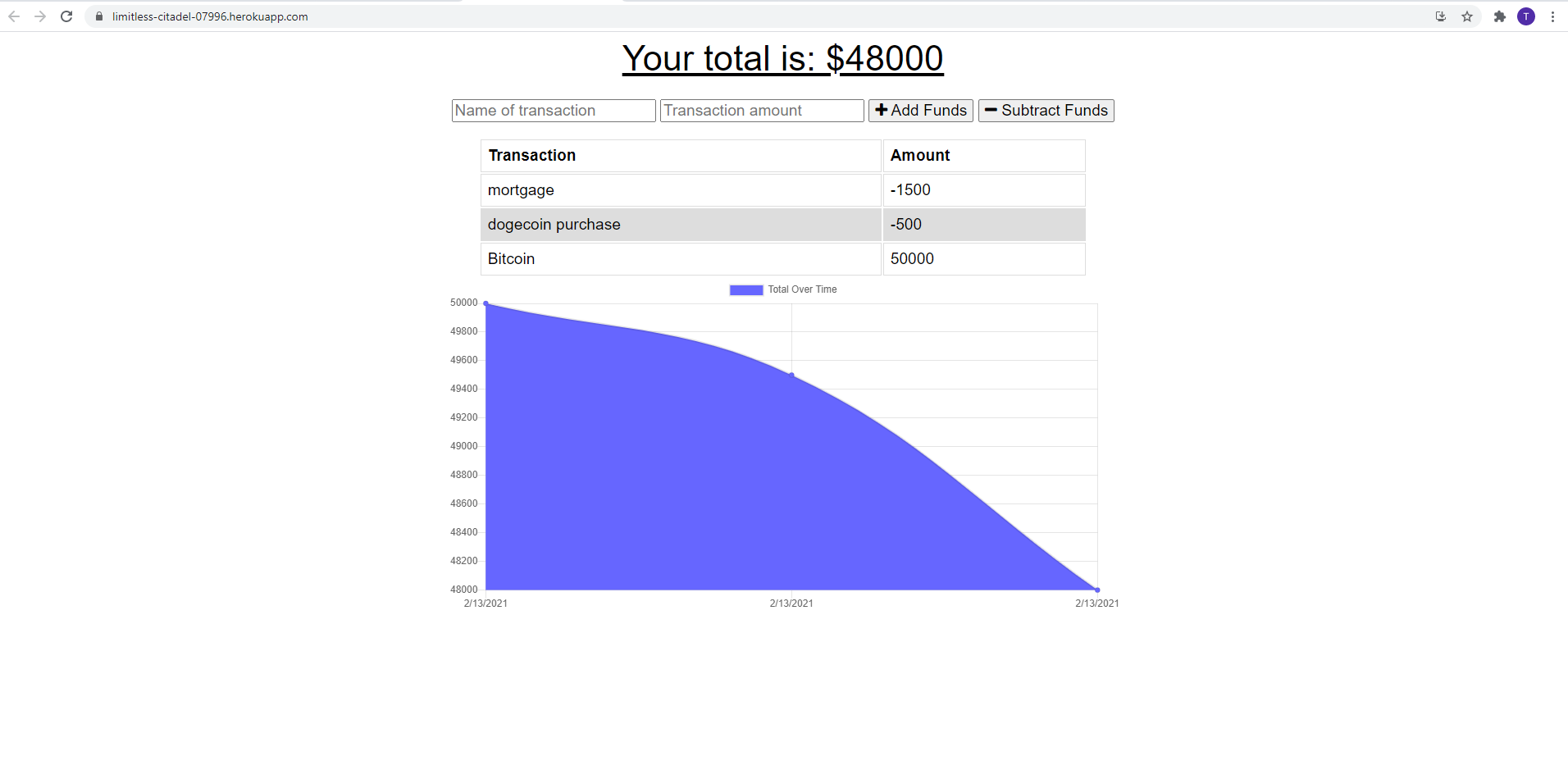 GitHub - dawsontc003/budget-tracker