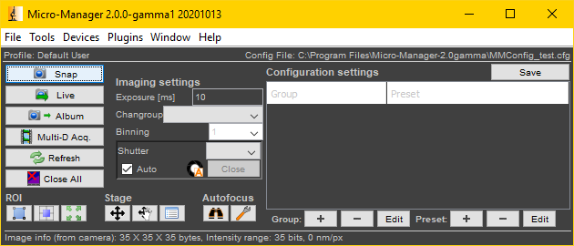 Hang on Snap! with new hardware · Issue #979 · micro-manager/micro ...