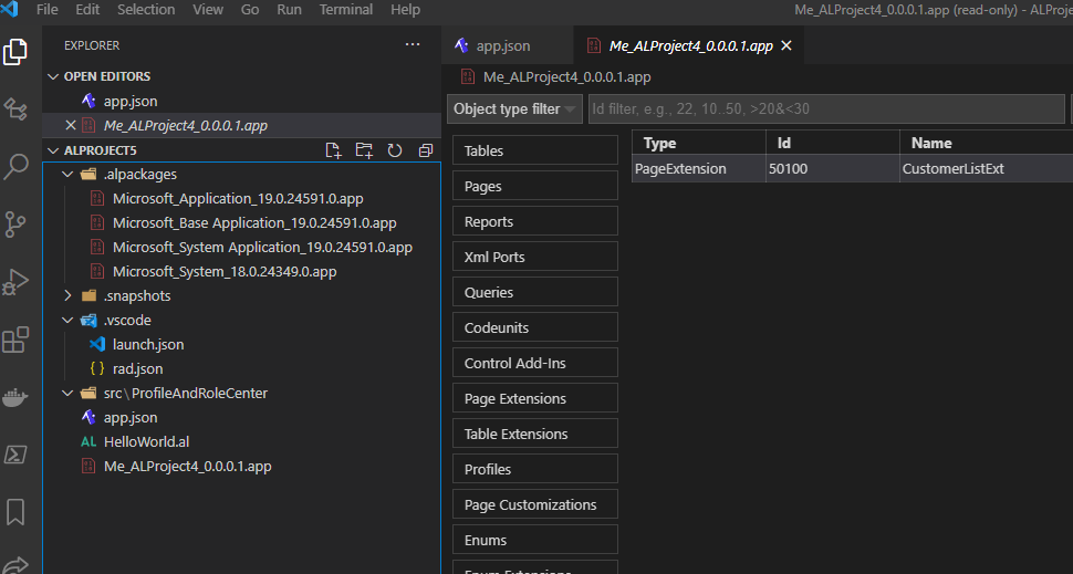 Objects not showing in package files when object of type Profile is ...
