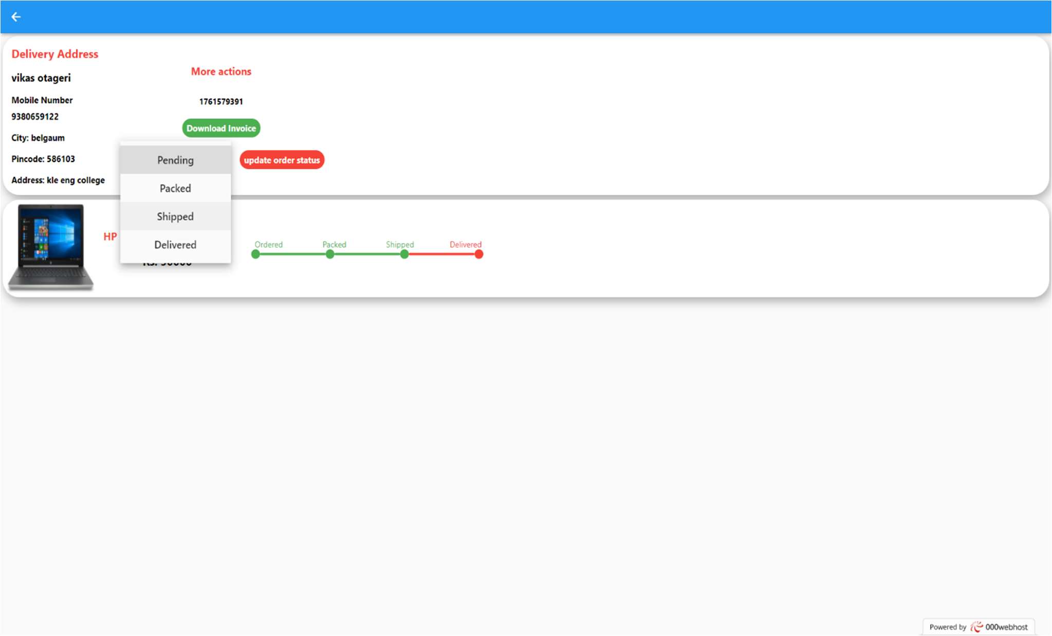 GitHub - vinod-metha06/Ecommerce-Web: Ecommerce Website built using Flutter