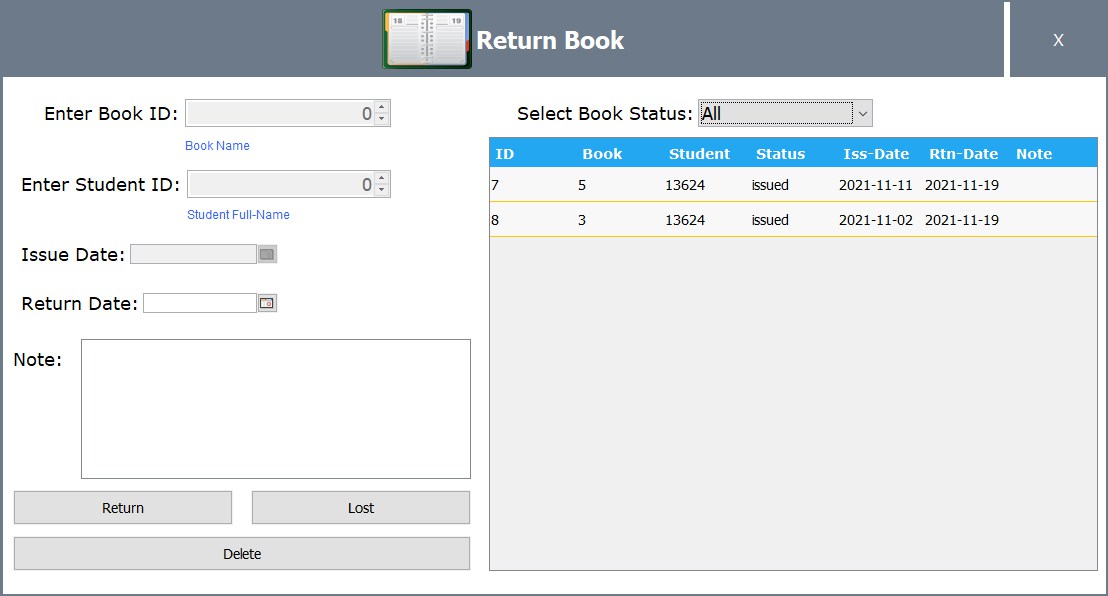 GitHub - patrykosak/LibraryManagementSystem