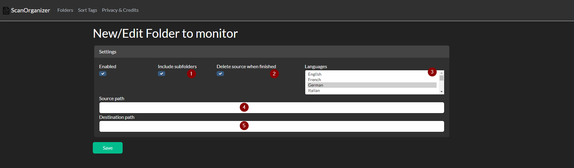 2022-09-11 13_06_41-New_Edit Folder to monitor - Scan Organizer - Brave