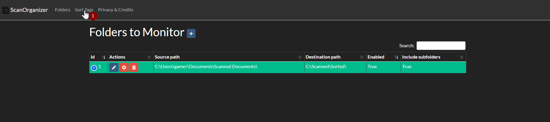 2022-09-11 13_08_12-Folders to Monitor - Scan Organizer - Brave