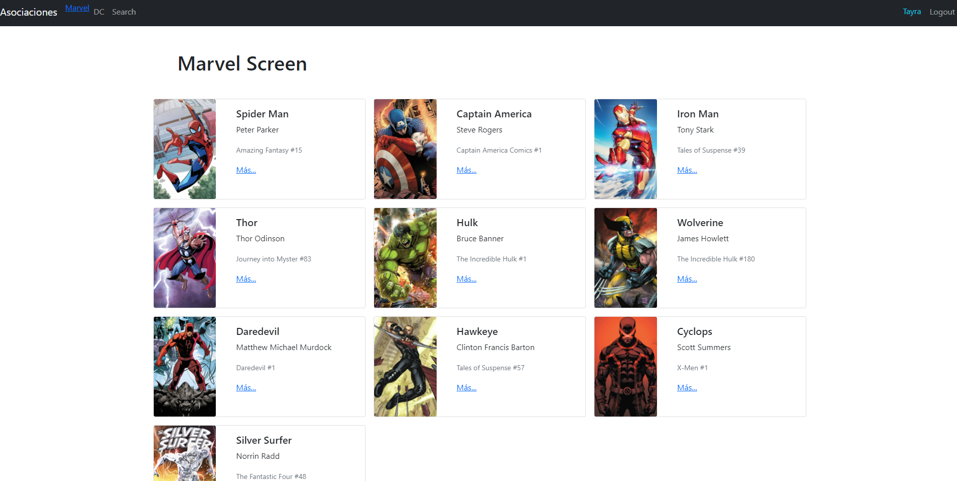 GitHub - tayracutri/heroes-app: React App - Routing implementation with ...