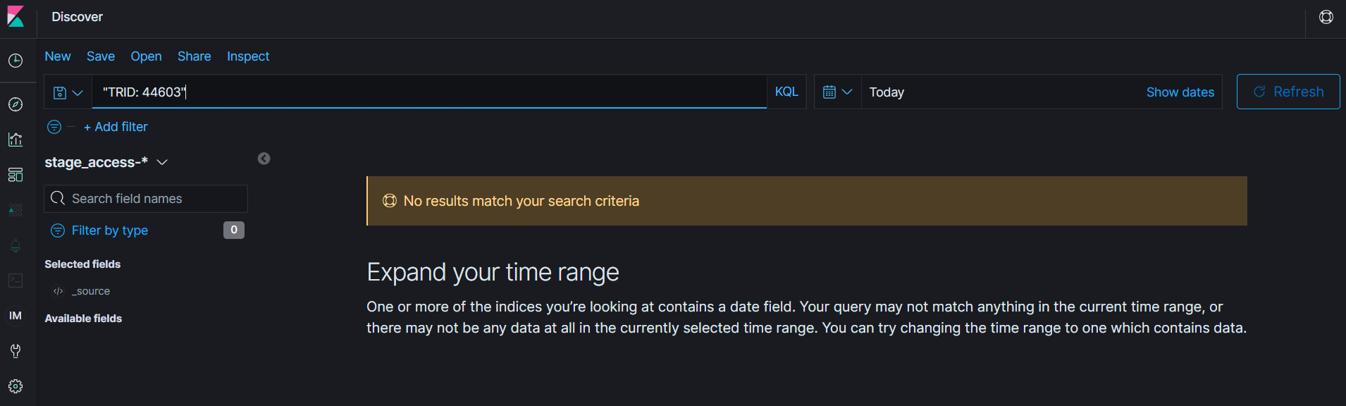 Unable to search · Issue #88792 · elastic/kibana · GitHub