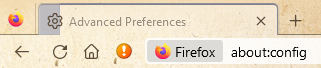 Broken themed first tab