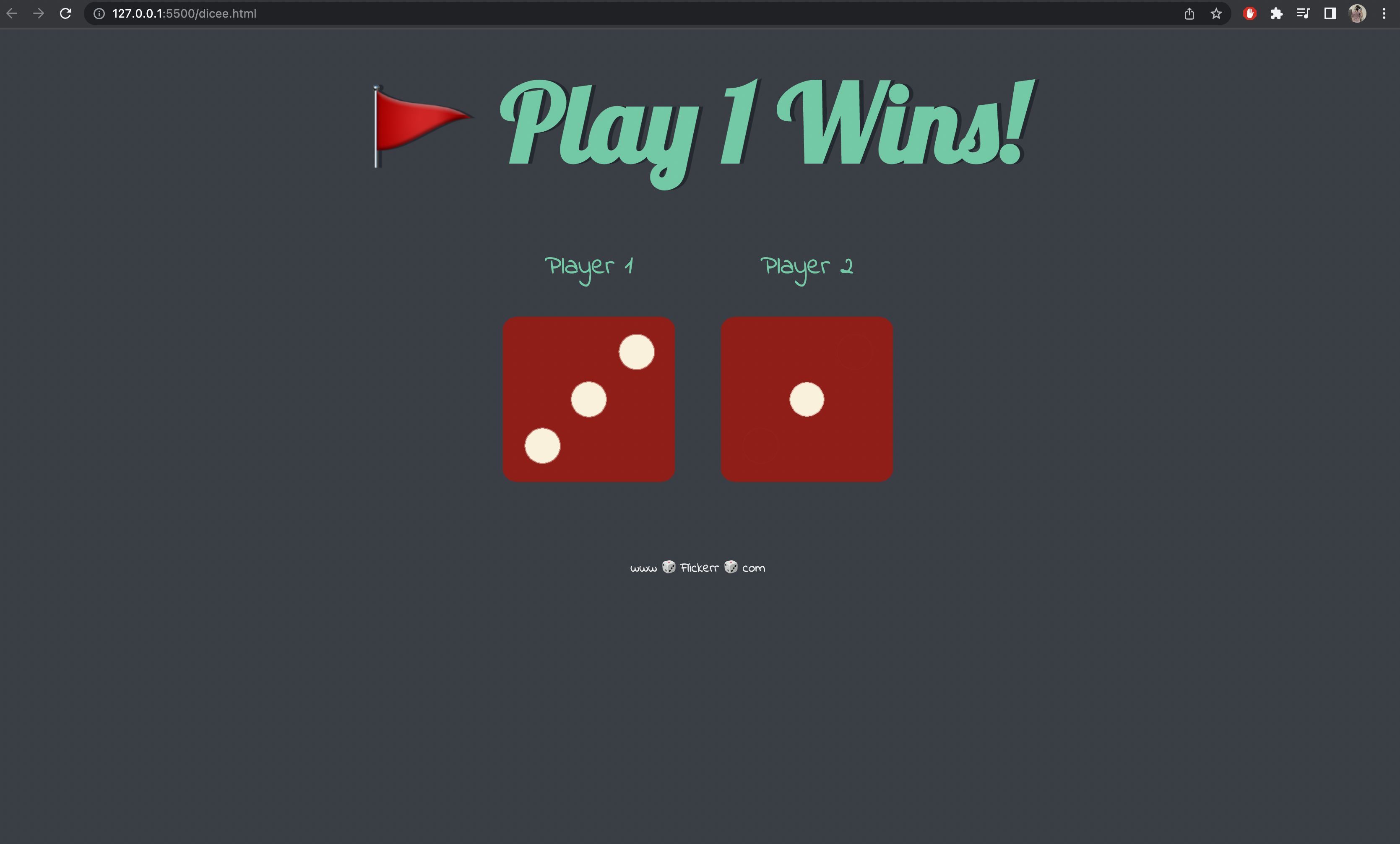 GitHub - Flicker-eth/Dicegame: Two player game used to decide the winner