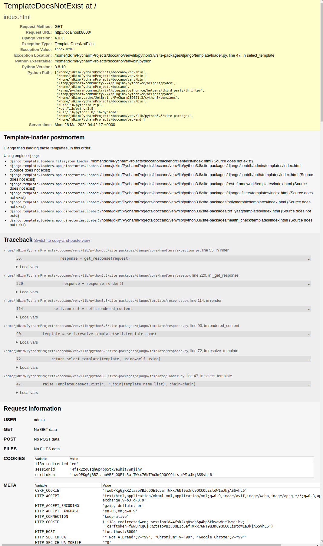 How i debug with Pycharm · Issue #1752 · doccano/doccano · GitHub