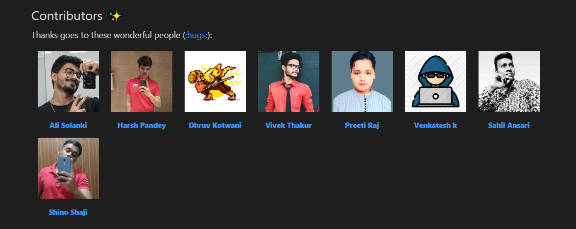 Adding a Table Row after every 7 contributors · Issue #20 · alisolanki ...