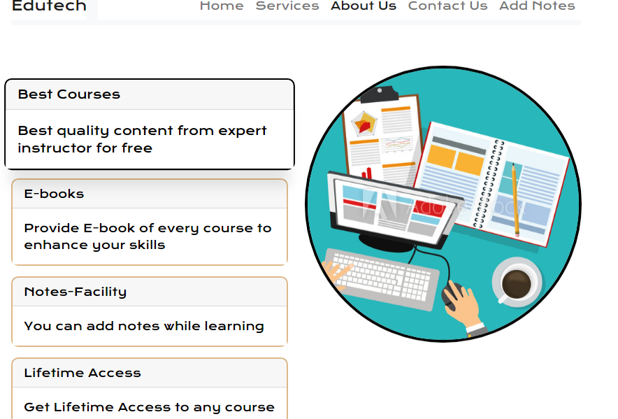 GitHub - AnkitaGupta454/E-learning_web: This is a E-learning website ...