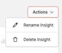 Insight Editor UX: Finding actions require extra step (hidden in ...