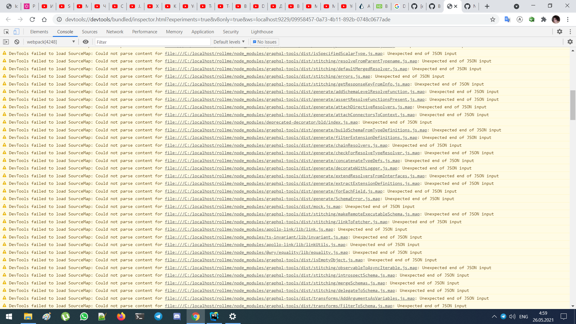 [BUG] DevTools failed to load SourceMap: Could not parse content ...