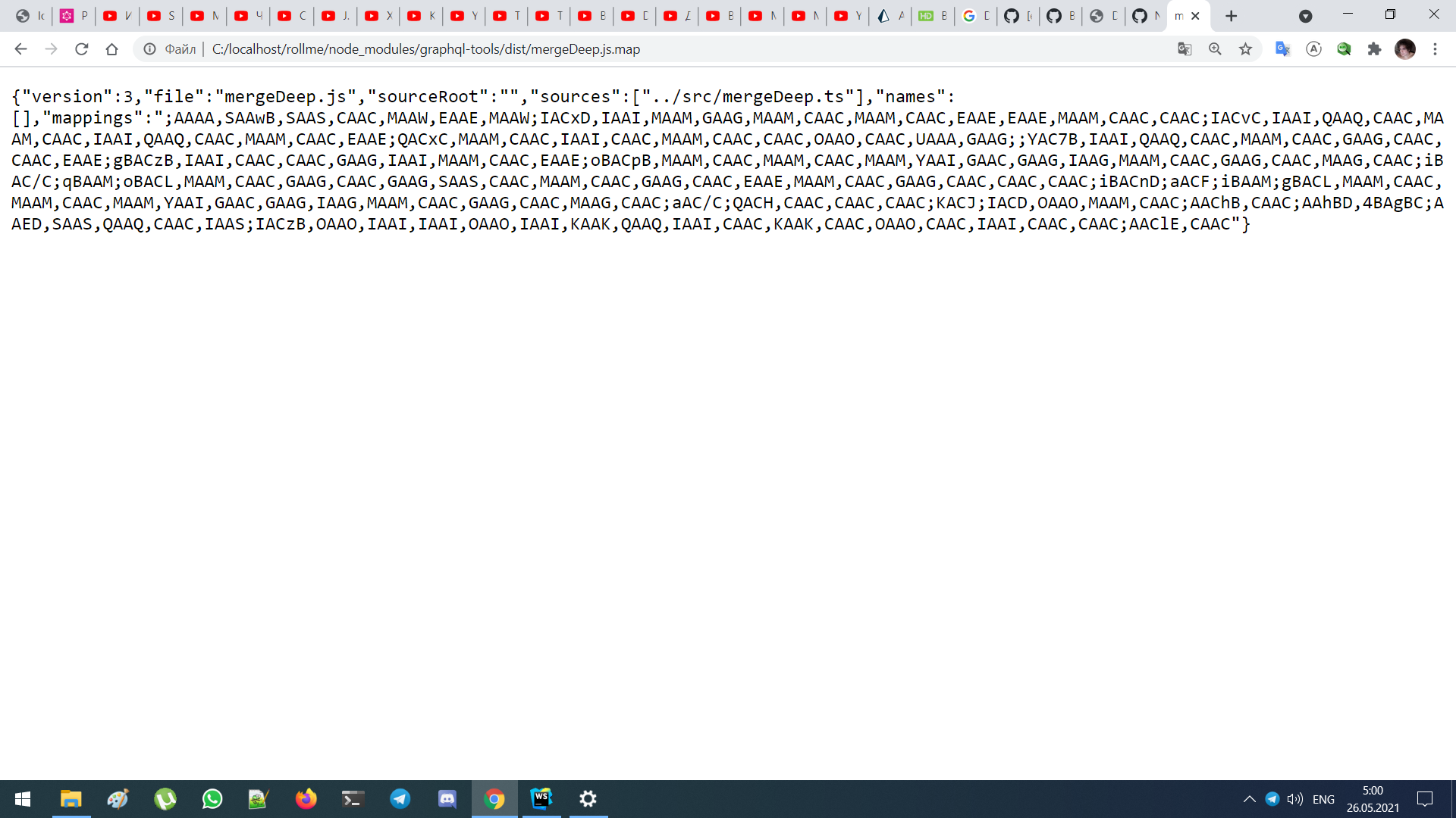 [BUG] DevTools failed to load SourceMap: Could not parse content ...