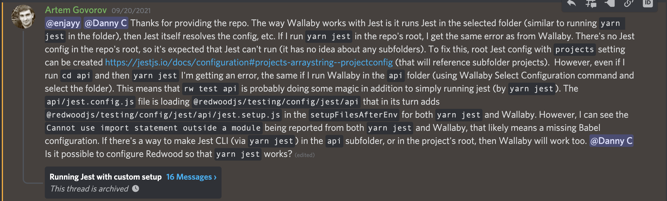 Make `yarn rw test` forward everything to "jest" · Issue 2708