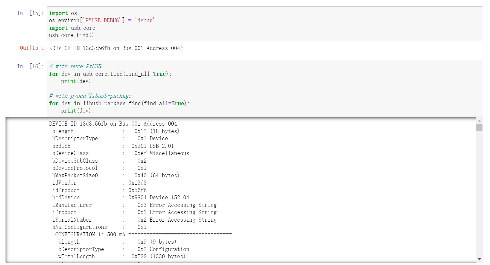usb.util.find_descriptor return NoneType · pyusb pyusb · Discussion ...
