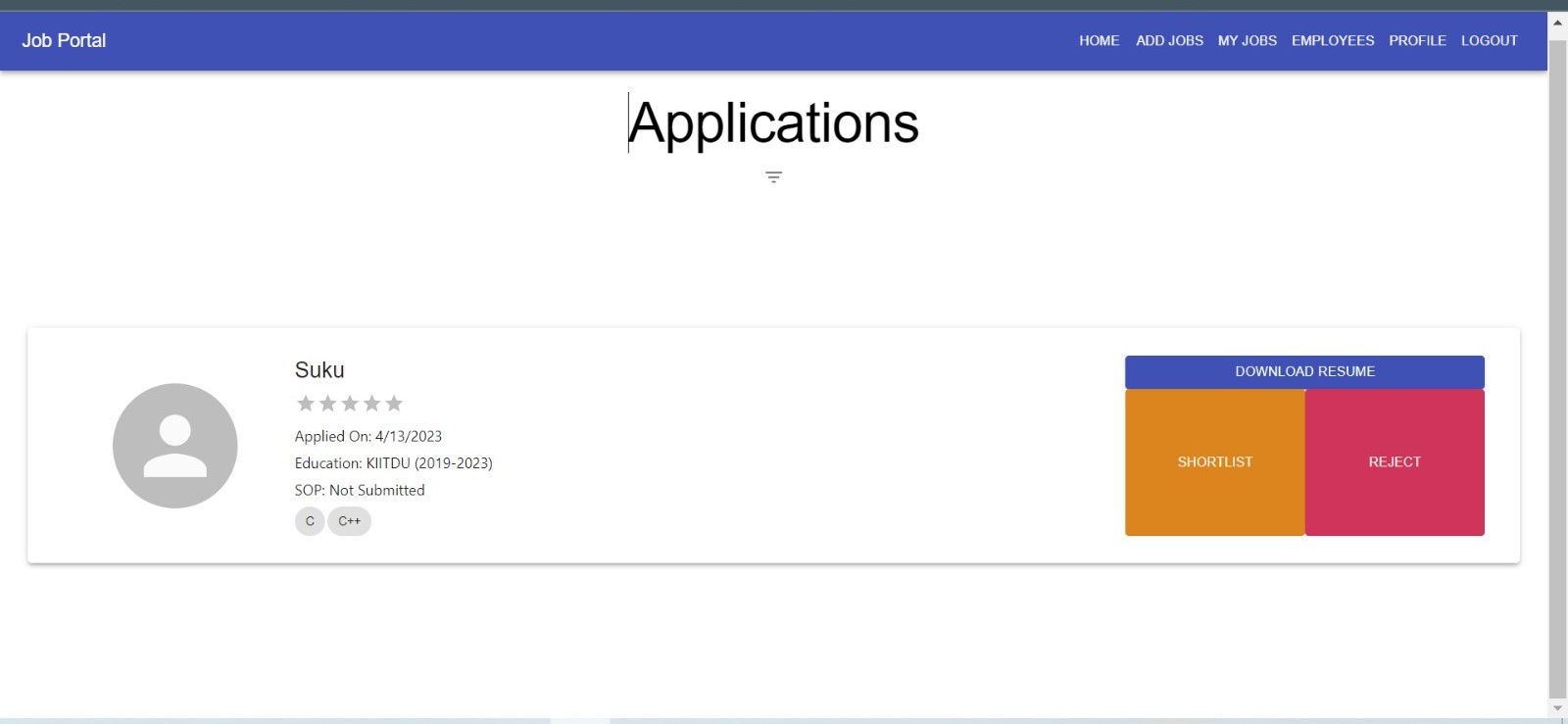 GitHub - ayush461/JOB-MANAGEMENT: JOB Application Management is a MERN ...