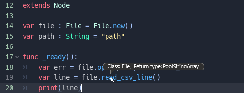 Add return type hint popup when mouse hover on expression · Issue ...