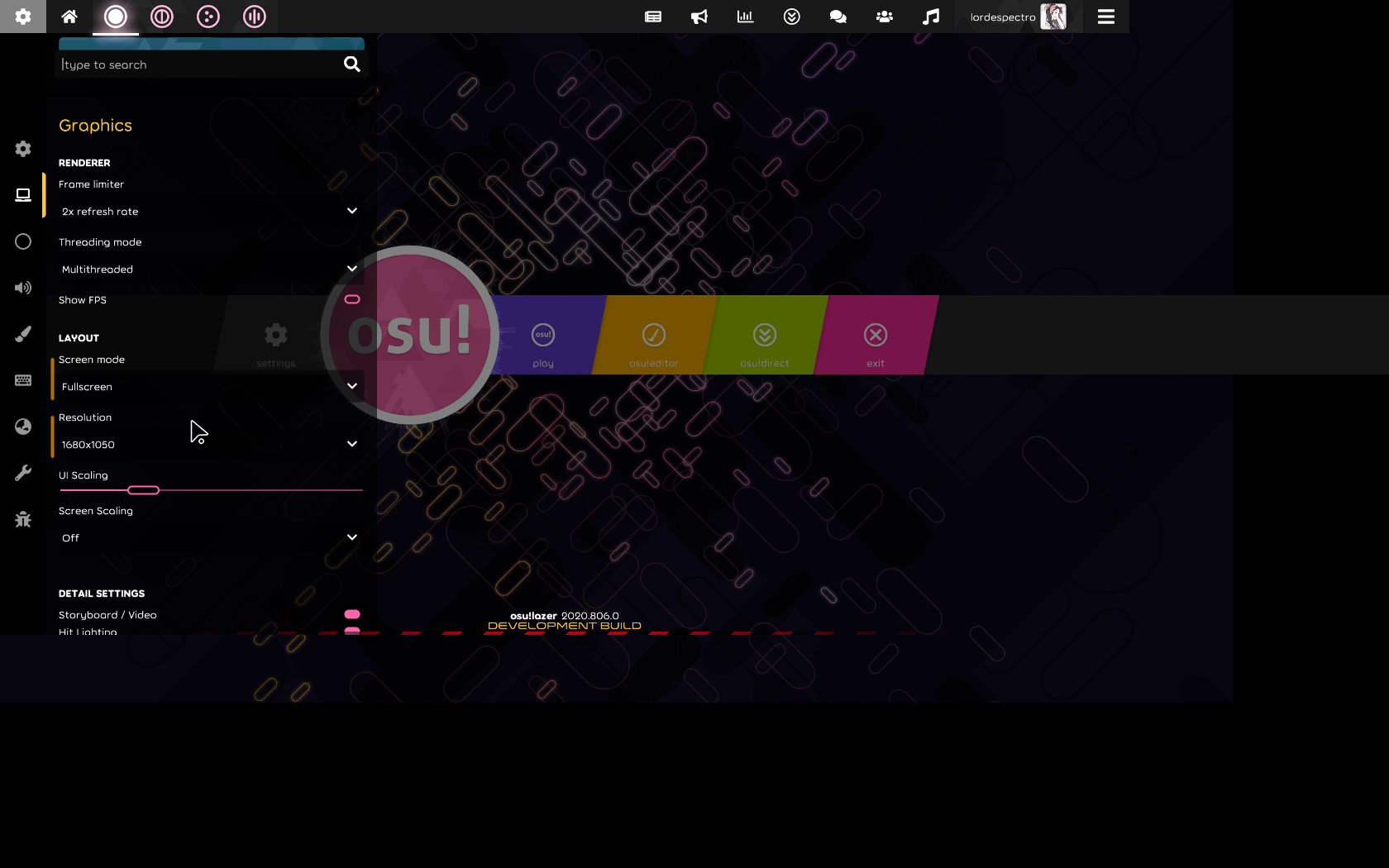 Bug report (screen bug) · Issue #9828 · ppy/osu · GitHub