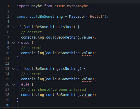Infer type based on isNothing · Issue #279 · true-myth/true-myth · GitHub