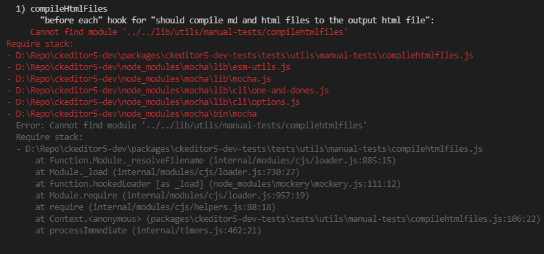 Tests not working in ckeditor5-dev on Windows OS · Issue #10388 ...