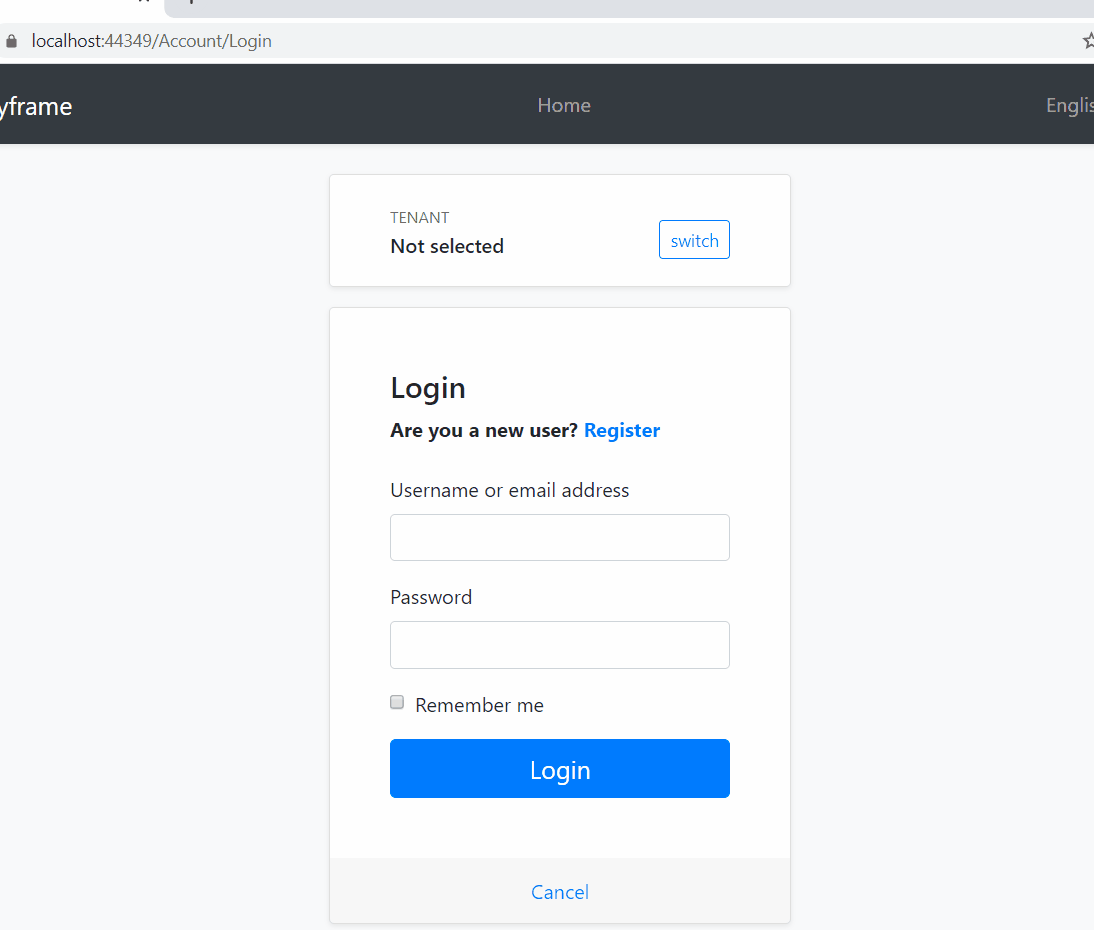 Mvc start template login/register layout bug · Issue 4069