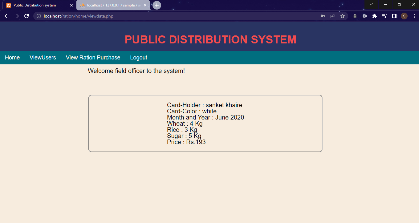 GitHub - Sanketkhaire/Ration_management_System: Online Public ...