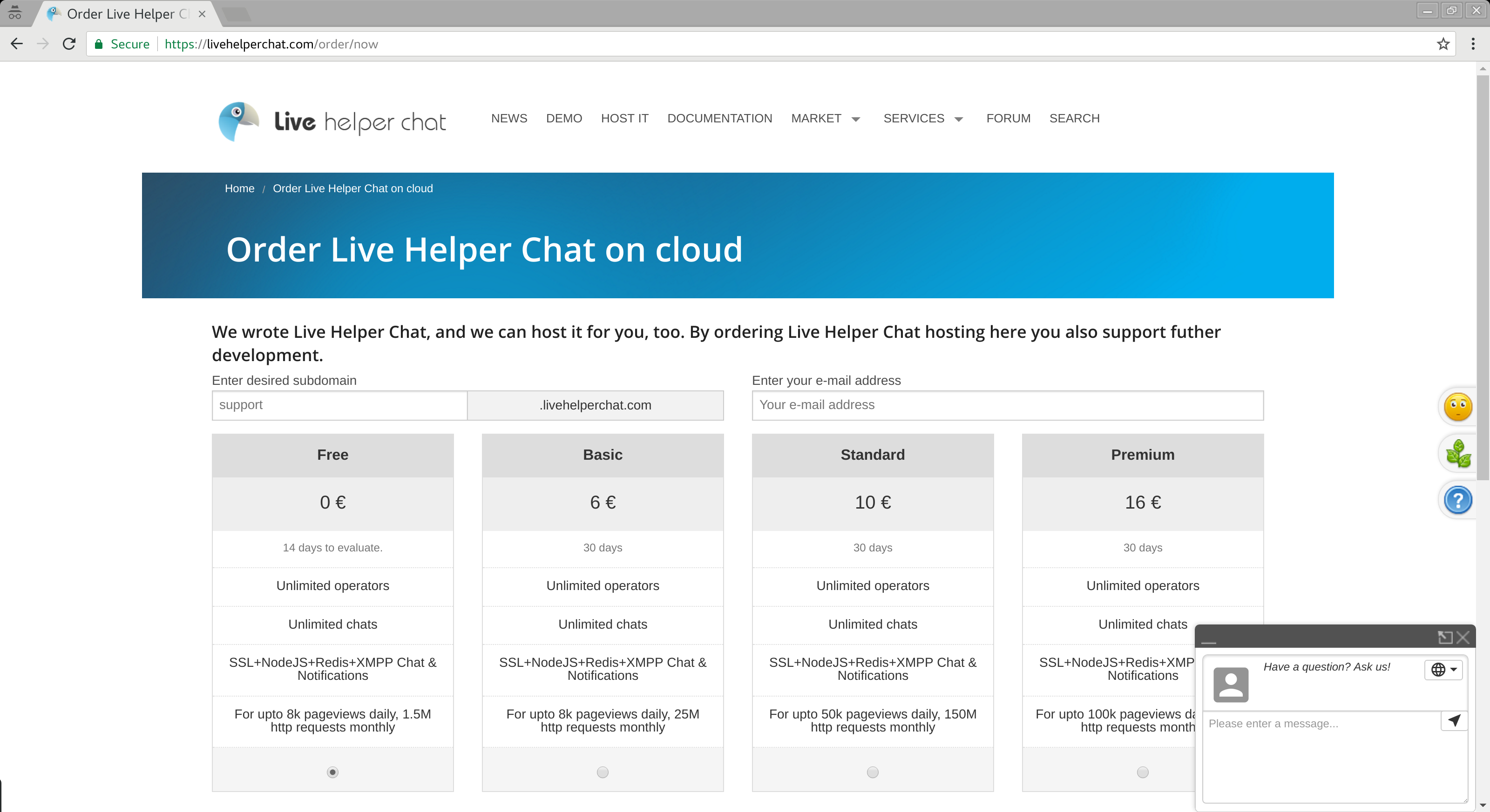 order live helper chat on cloud live helper chat open source live support - google chrome_269