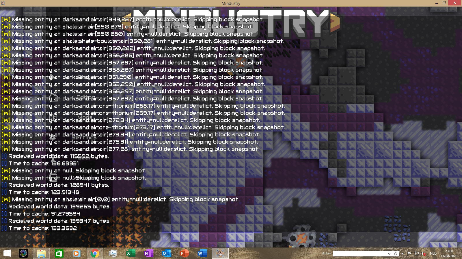 log all over title screen · Issue #2340 · Anuken/Mindustry · GitHub