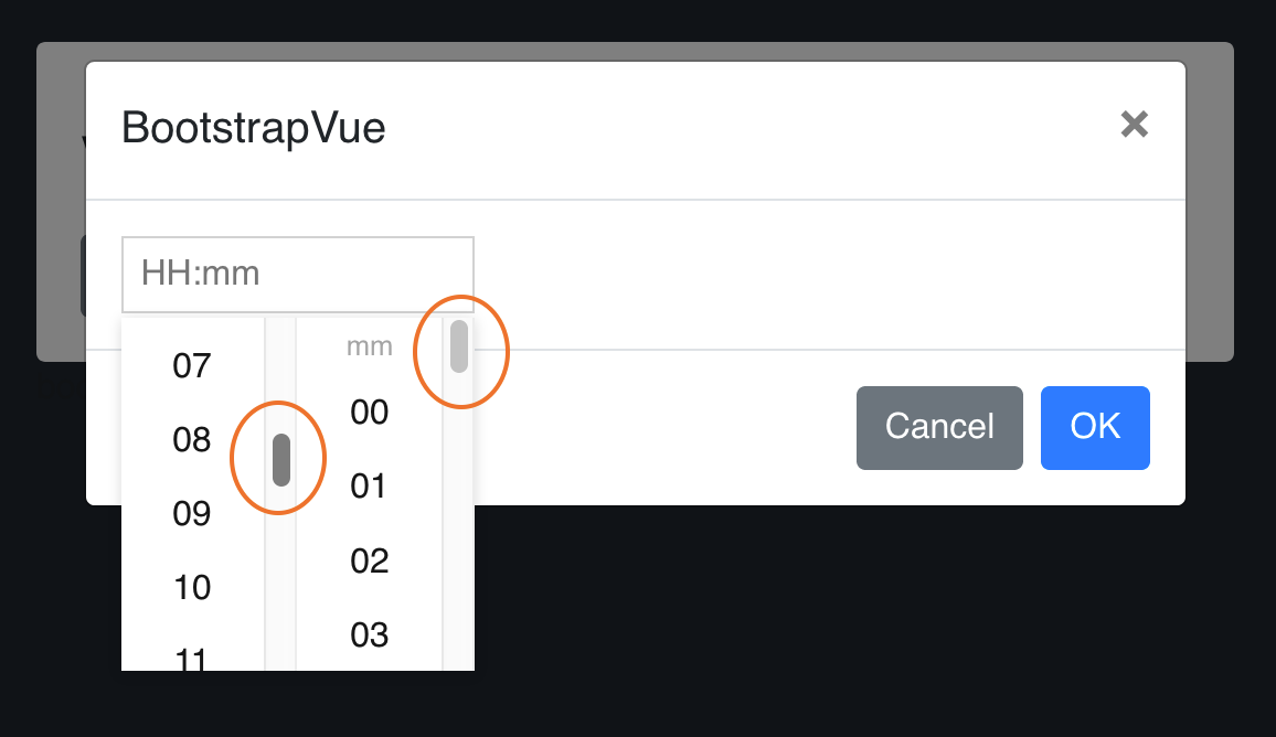 Mouse drag on the scrollbar handler lead to a dropdown close instantly